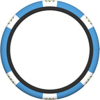 Universal Steering Wheel Cover for Women Men, Non-Slip Guatemala Guatemalans Flag Car Accessory, 14"-15" Fit for Cars, SUVs, Trucks (Guatemala)