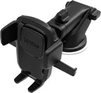 Easy One Touch Classic Dash & Windshield Universal Car Mount Phone Holder Desk Stand for iPhone, Samsung, LG, Moto and other Smartphones