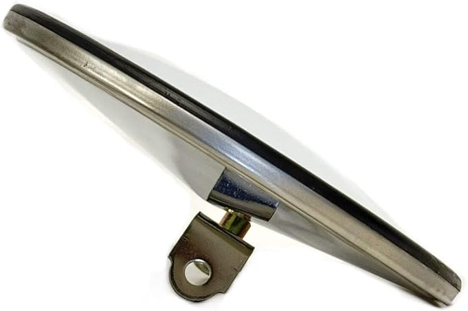 8 1/2" Convex Mirror Stainless Steel with Offset Stud Mount | F245670