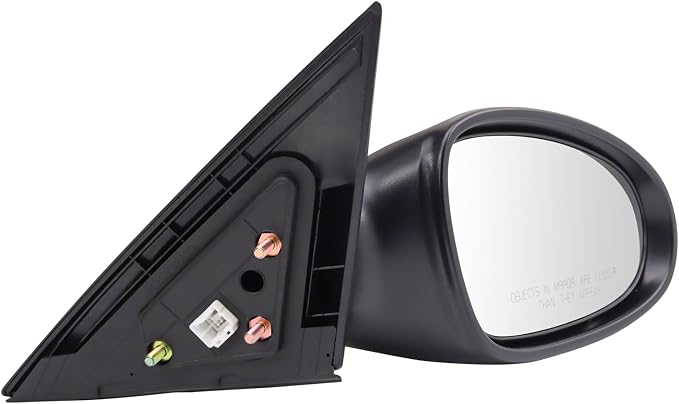 Passenger Side Mirror Assembly Electric Adjustment Non-Heated No Memory Black Compatible with 2002-2004 Nissan Altima S SE SL
