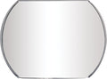 33060 Rectangular Stick-on Convex Spot Mirror for Trucks, Buses, Utility Vehicles and more, 4" x 5-1/2"