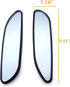 x Blind Spot Mirror, 5'' Framed Rhombus HD Glass Convex Adjustable Wide Angle Rear View Mirror,Universal For Car SUVs Truck Motorcycle (2pcs)