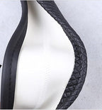 Auto Car Leather Steering Wheel Cover Anti Slip Wrap 15",Black