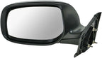 2 Piece Driver and Passenger Side Mirror Assembly Set Manual Adjustment Non-Heated No Memory Black Compatible with 2007-2011 Toyota Yaris Hatchback TO1320233 TO1321233