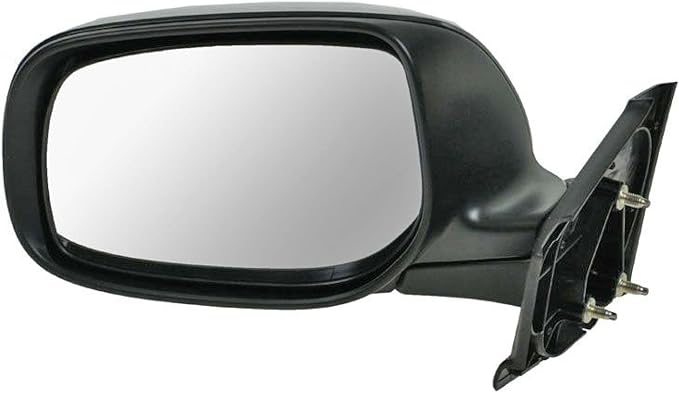 2 Piece Driver and Passenger Side Mirror Assembly Set Manual Adjustment Non-Heated No Memory Black Compatible with 2007-2011 Toyota Yaris Hatchback TO1320233 TO1321233