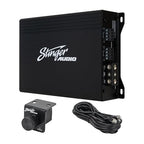 Audio MT-600.4 Compact Digital Class D 4-Channel 1000W RMS Car Audio Amplifier with Bass Knob Remote Control, HEXFET MOSFET, High/Low Pass Filter & Crossover Multiplier