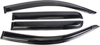Window Visors Rain Guards Deflector 4 Piece Set for 2015-2022 Chevrolet Chevy Colorado & GMC Canyon Crew Cab 94995