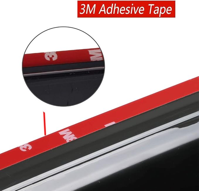 Side Window Visors Window Shade Rain Guards Vent Deflectors Fit Ford F-150 SuperCrew/Crew Cab 2015-2026 Dark Smoke