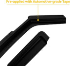 in-Channel Window Visors Rain Guards for 2019-2026 Chevy Silverado/GMC Sierra 1500 Crew Cab, Window Vent Wind Shades Deflectors