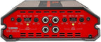 SXE-1200.4/RD Car Amplifier Stereo Full-Range Class A/B 4-Channel 60x4 RMS @4 OHM 1200 Watts - Powerful and Compact Amp for Speakers in Car Audio System