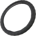 Genuine Leather Ergonomic Non-Slip Grip Car Steering Wheel Cover Standard Size 14.5 to 15 inch