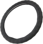 Genuine Leather Ergonomic Non-Slip Grip Car Steering Wheel Cover Standard Size 14.5 to 15 inch