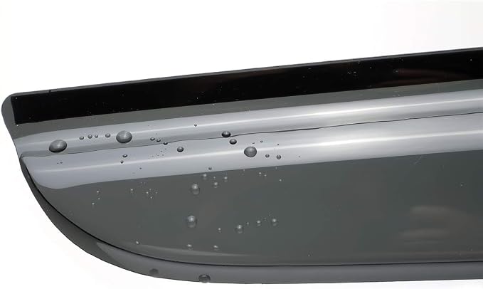 Side Window Vent Deflector Visor fit for 2013-2017 Honda Accord Sedan,4pcs Wind Shades Outside Mount Tape-on Shatterproof Dark Smoke Sun Rain Guards 94535