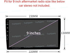 9'' Car Radio Stereo Frame Fascia Bezel for BMW 3 Series E90 E91 E92 E93 2005~2013 Mount Trim Panel