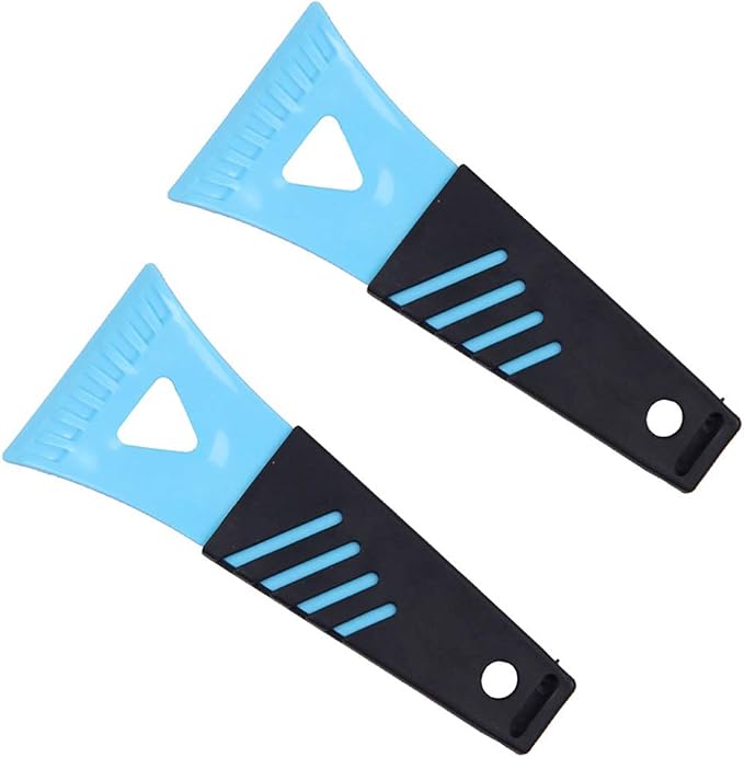 Plastic Refrigerator Ice Shovel Ice Scraper Defrost Shovel Snow Ice Remover Scoop Freezer Shovel Defroster Cleaning Freezer Frost Shovel Fridge Cleaning Tool - 2 Pack