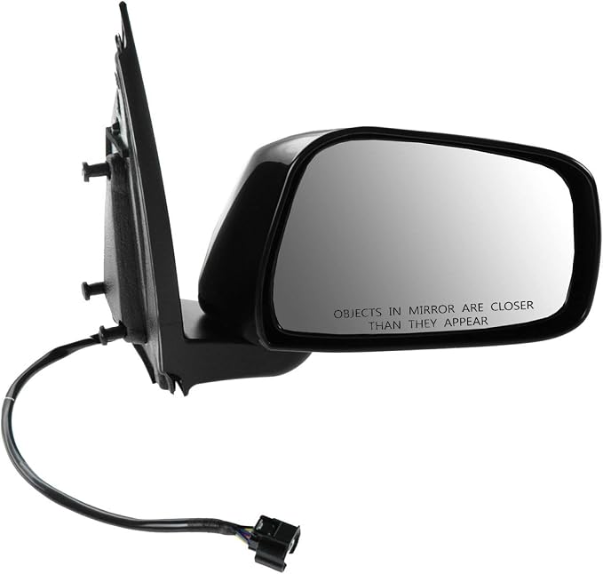 Passenger Side Power Heated Mirror with Memory Paint to Match Compatible with 2005-2012 Nissan Pathfinder NI1321201