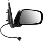 Passenger Side Power Heated Mirror with Memory Paint to Match Compatible with 2005-2012 Nissan Pathfinder NI1321201
