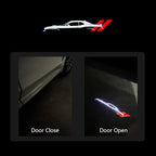 2Pcs Car Door Lights Compatible With Challenger 2015-Present. Personality Pattern LED Projector Courtesy Welcome Lights for SRT SXT GT RT (Picture 2)
