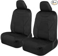 AquaShield Waterproof Front Seat Covers, Black Seat Covers for Cars – Neoprene Front Car Seats Cover, SUV Seat Covers Protector - Car Interior Cover for Auto, Trucks, & Dog Owners