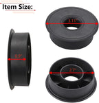 2PCS Center Console Cup Holder Insert Mat | Diameter at 3.11 inch, Height at 0.9 inch, for Deep Cup Holders Smaller Drink Shorter Cups and More