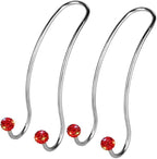 Auto Hooks Bling Car Hangers Organizer Seat Headrest Hooks Strong and Durable Backseat Hanger Storage Universal for SUV Truck Vehicle 2 Pack (Red)