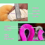 Soft Fluffy Plush Sheepskin Car Steering Wheel Cover, Fuzzy Fur Protector for Universal Car 14 1/2inch-15 1/2inch, Anti-Slip Comforting Auto Accessories (Misty Grey)
