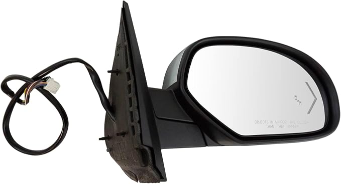 Passenger Side Power Heated Mirror Chrome Cover Memory Turn Signal Blind Spot Compatible with 2009-2014 Chevrolet Tahoe Suburban 1500, 2009-2014 GMC Yukon XL 1500, 2009-2013 GMC Yukon GM1321525