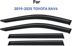 Window Visors Rain Guards Shield for 2019-2025 Toyota RAV4, Out-Channel Window Vent Wind Deflectors Visors Shades for 19-25 RAV4