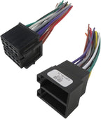 16-Pin Car Radio Wiring Harness Adapter Male & Female Compatible for Kenworth 2008-2020 Stereo Connector to Compatible for JVC/for Pioneer/for Kenwood/for Sony/for Android