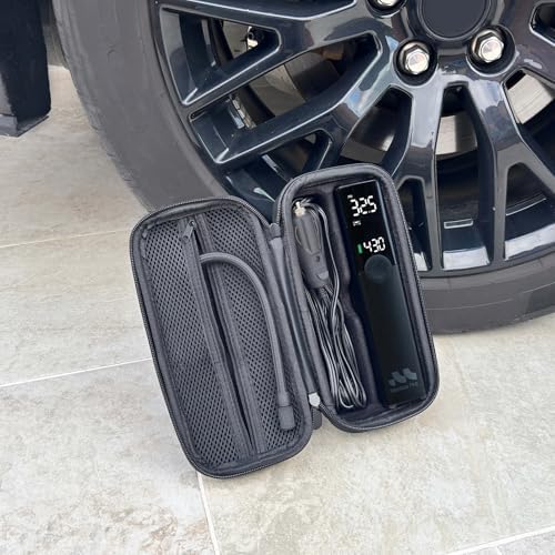 Premium Tire Inflator Portable Air Compressor, 2X Faster, 150PSI Air Pump for Car Tires, Tire Pump, with 12V DC Cord for Trucks & Off-Road Tires, Auto Shut-Off（Ventus pro + case）