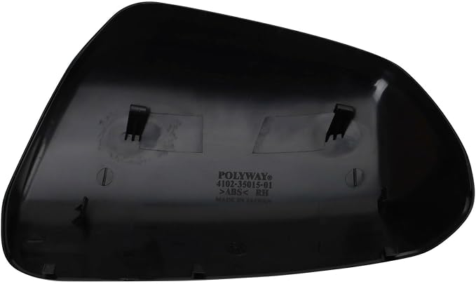 Passenger Side Power Mirror Smooth Gloss Black Manual Fold No Heat No Memory Compatible with 2005-2007 Nissan Murano NI1321181