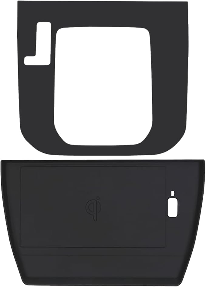 Center Console Wireless Charging Protective Mat and Center Console Cover Black fits for 2025 Forester Accessories Inserts Liner Anti-Slip Anti-Dust Waterproof Mats