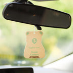 Fresh Cotton Hanging Car Cub Air Freshener - Scented and Infused with Natural Essential Oils - Cute 4-Pack