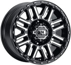 16x8 348 Nexus Gloss Black Machined Face Wheel 8x6.5 (0mm)
