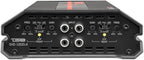 SXE-1200.4/BK Car Amplifier Stereo Full-Range Class A/B 4-Channel 60x4 RMS @4 OHM 1200 Watts - Powerful and Compact Amp for Speakers in Car Audio System