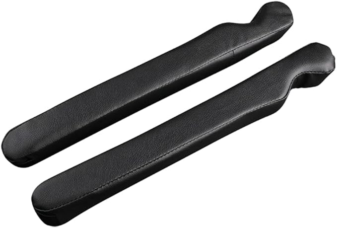 2PCS Car Seat Gap Filler, Soft Foam Leather No Drop Automotive Gap Stopper Between Seat and Console, Vehicle Seam Guard Gap Plug Crevice Catcher Blocker, Universal Fit (Black)