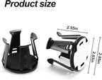Zpana Car Slim Can Cup Holder Adapter, 2PCS Vehicle Energy Drink Holder Insert, Reversible Wiggle Free Automotive Cup Holder Expander Accessories, Universal for SUV, Sedan, Truck(2PCS)