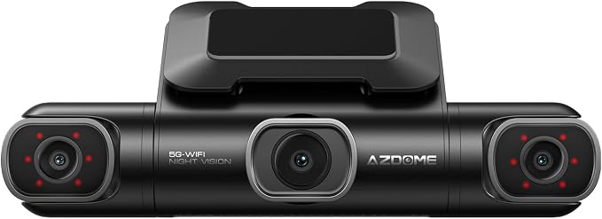 360° 4 Channel Dash Cam Front and Rear Inside, Built-in 128GB eMMC, 2K+1080P*3 Dashcam, Left Right, Voice Control, 5G WiFi Dash Camera for Cars with 4 Adjustable Lenses, IR Night Vision, M660