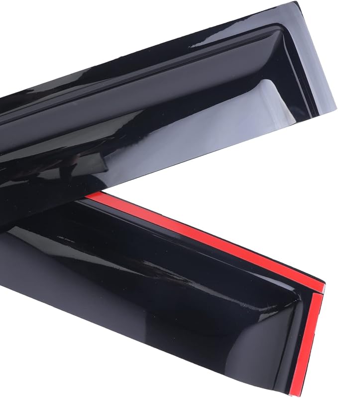 Window Vent Visors Deflectors Rain Guards 4 Piece Set for 2007-2021 Trucks Toyota Tundra Crew Cab 94309