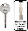 Key Cut Service + X275 / B113 ILCO Mechanical Metal Head Key Replacement for Isuzu NPR Trucks 2008-2012 / GMC Tiltmaster W7 2008-2011