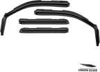 Voron Glass in-Channel Extra Durable Rain Guards for Ford F150 2009-2014 SuperCrew, Window Deflectors, Vent Window Visors, 4 Pieces - 200888