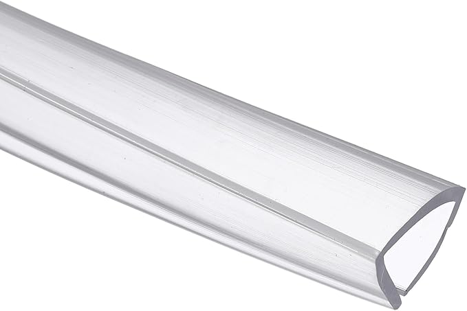 Clear Edge Trim, 9.8Ft Silicone U Channel Edge Protector, Edges Guards Fits 19/32"-5/8" for Car Doors Sheet Metal Parts (13/16" W x 9/16" H)