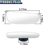 2PCS Blind Spot Car Mirror, HD Glass Rotate Adjustable Car Side Mirror, Strip Shaped Frameless Wide-angle Blind Spot Mirror, Universal Convex Rear View Mirror for Car, SUV, Truck (Strip)