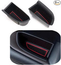 Front Row Door Oragnizer Compatible with Toyota Highlander 2014 2015 2016 2017 2018 2019 Armrest Phone Container Door Handle Pocket ABS Grab Tray Insert Glove Pallet