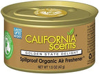 Spillproof Organic Air Freshener, Golden State Delight, 1.5 Ounce Canister (Pack of 18)
