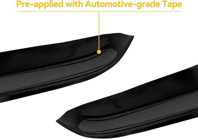 in-Channel Window Visors Rain Guards for 2004-2012 Chevy Colorado Crew Cab, Window Vent Wind Deflectors Shades for 04-12 GMC Canyon