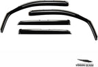 Voron Glass in-Channel Extra Durable Rain Guards for Toyota Sequoia 2008-2022, Window Deflectors, Vent Window Visors, 4 Pieces - 200583