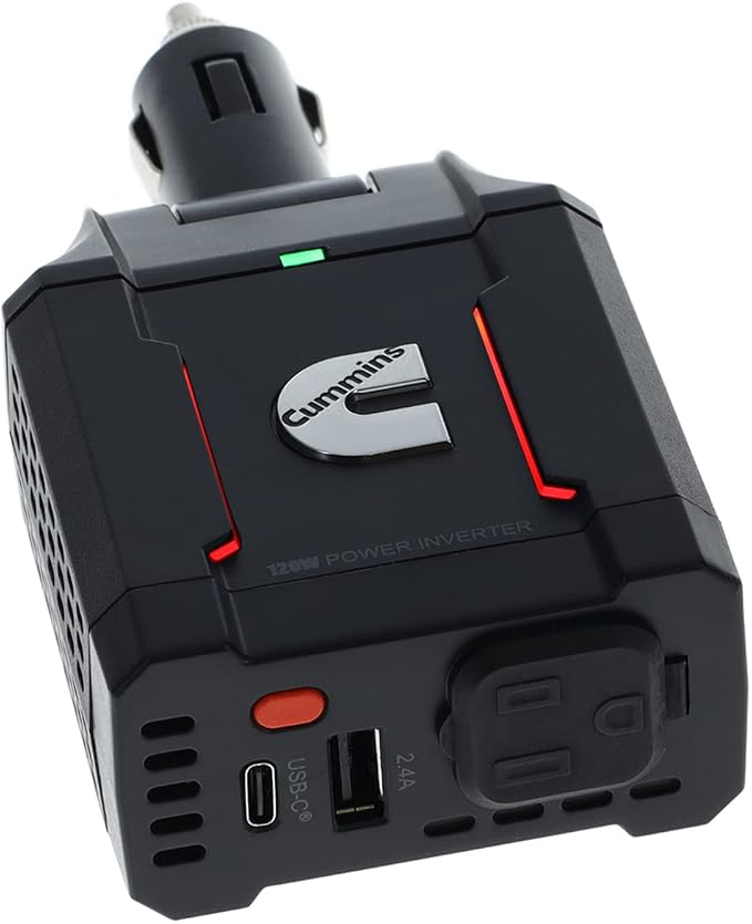 Cummins 120 Watt Inverter 12v Socket DC to AC Inverter Direct Plug Converter CMN120D