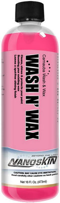 WASH N' WAX with Carnauba 16 Oz. - Cleans & Shines in One Step | Works with Foam Cannon, Foam Gun, Bucket Washes, Pressure Washer | Carnauba Wax Protection for Cars
