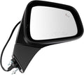 Right Passenger Side Power Heated Paint to Match Folding Mirror Smooth Black Compatible with 2017-2022 Chevrolet Trax LT 2017-2020 Trax Premier GM1321580